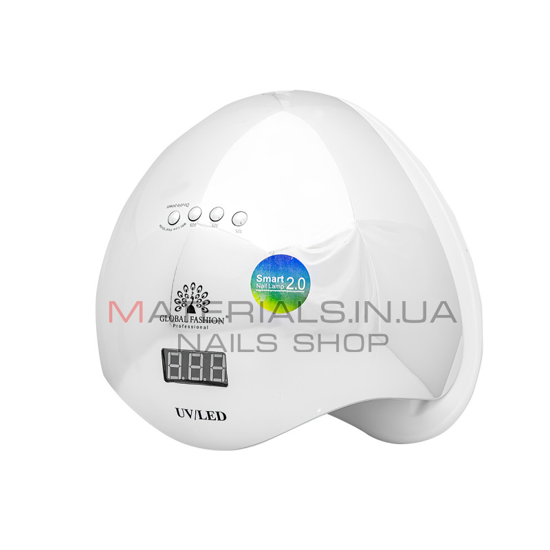 Лампа для нігтів LED/UV 72Вт, Silver, Global Fashion L-1100