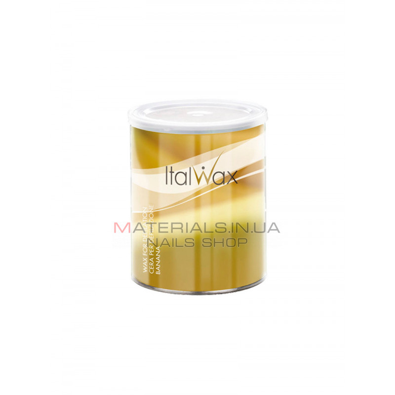 Теплий віск в банці Italwax - Банан, 800 г. Теплий віск в банці Italwax - Банан, 800 г.