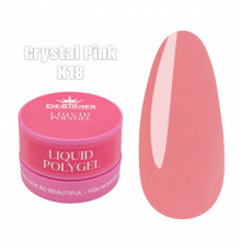 Рідкий полігель (30 мл., в банці) Дизайнер К18 Crystal Pink