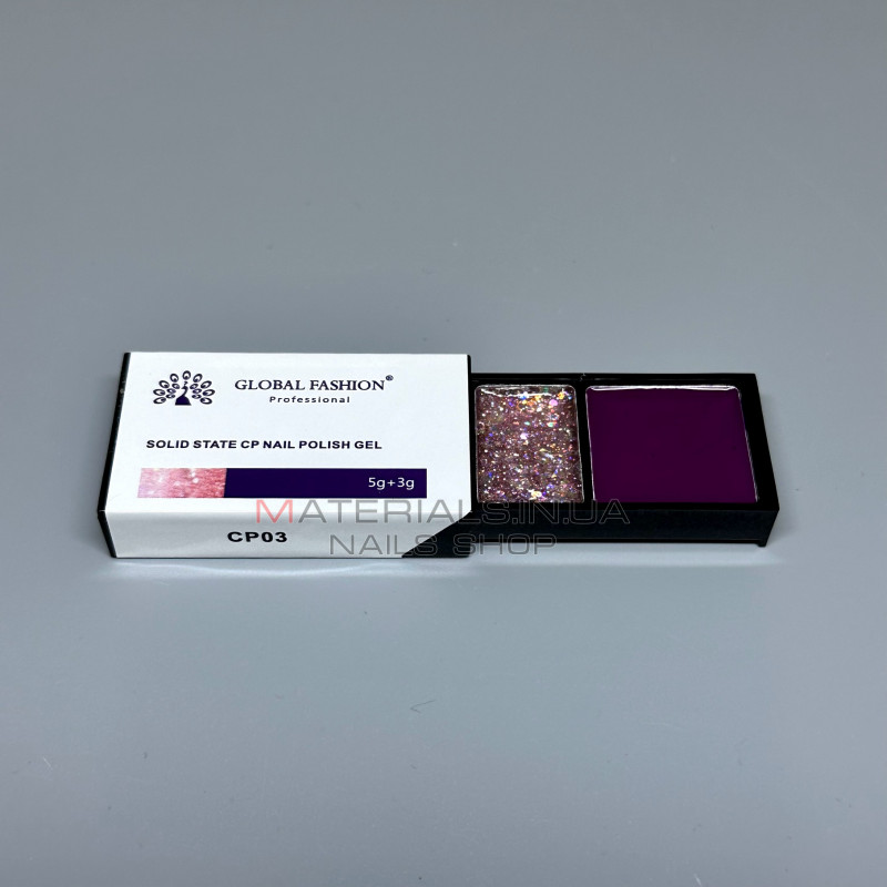 Твердий гель лак solid state CP nail polish gel (5г+3г), CP03 Твердий гель лак solid state CP nail polish gel (5г+3г), CP03