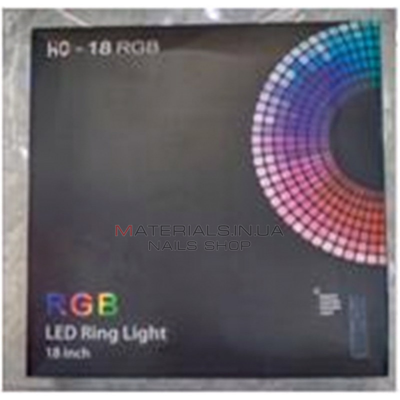 Лампа Кольцевая LED HQ-18 RGB 46 cm 18" | 55W Лампа Кольцевая LED HQ-18 RGB 46 cm 18" | 55W