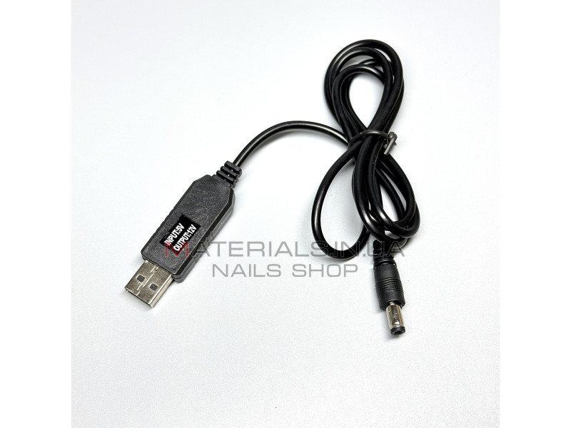 Кабель живлення USB 5V - DC 12V (для роутерів)