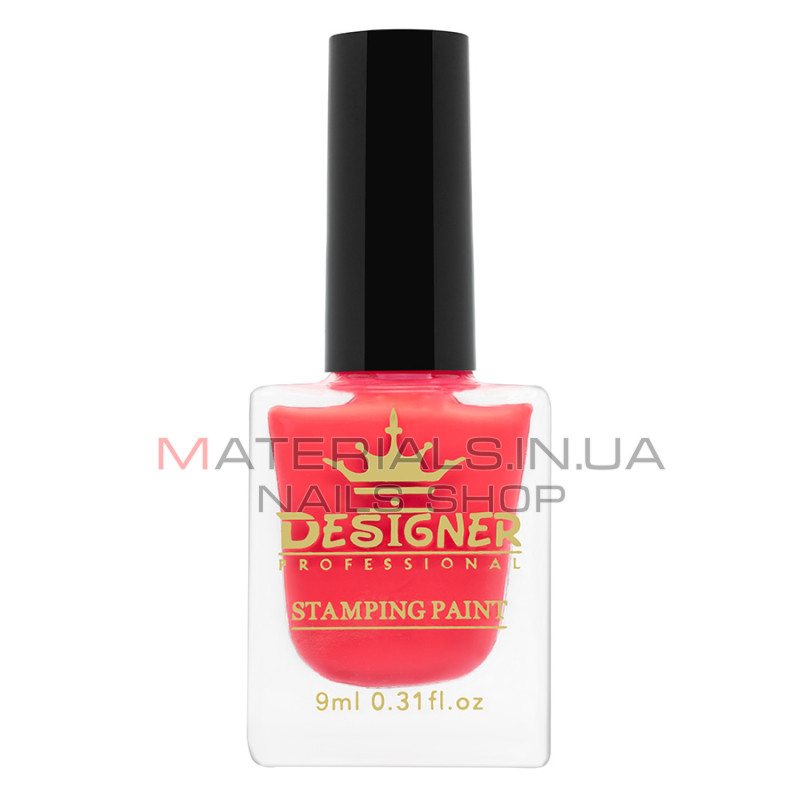 Stamping Paint Лак-фарба для стемпінгу Designer Professional, 9 мл. №04