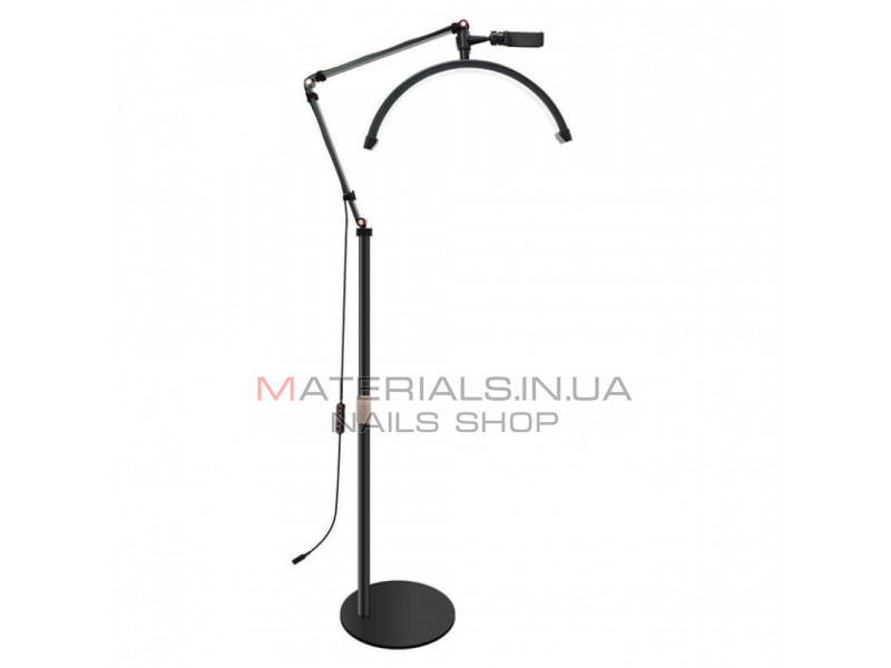 Лампа LED видео HD-M2X 20W White color 3200-5600K light:180pcs 40cm  87-132cm Alloy lamp head+metal support