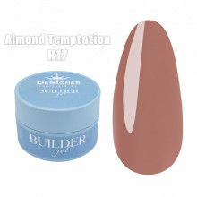 Builder Gel 30 мл., Дизайнер (Моделирующий гель) R17 Almond Temptation