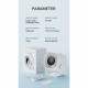 Портативный мини вентилятор WT-F87  — White