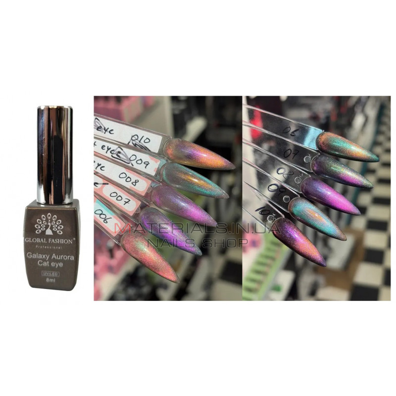 Galaxy Aurora Cat Eye Global Fashion, №04, 8мл