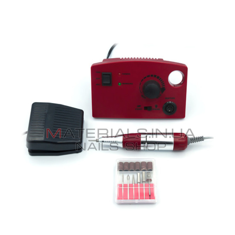 Фрезер для манікюру Drill pro DM-211 (ZS 602) 65 Вт 35 000 об, Червоний