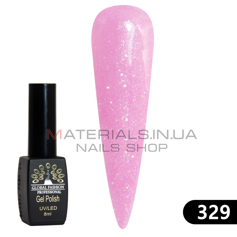 Гель лак BLACK ELITE 329, Global Fashion 8 мл
