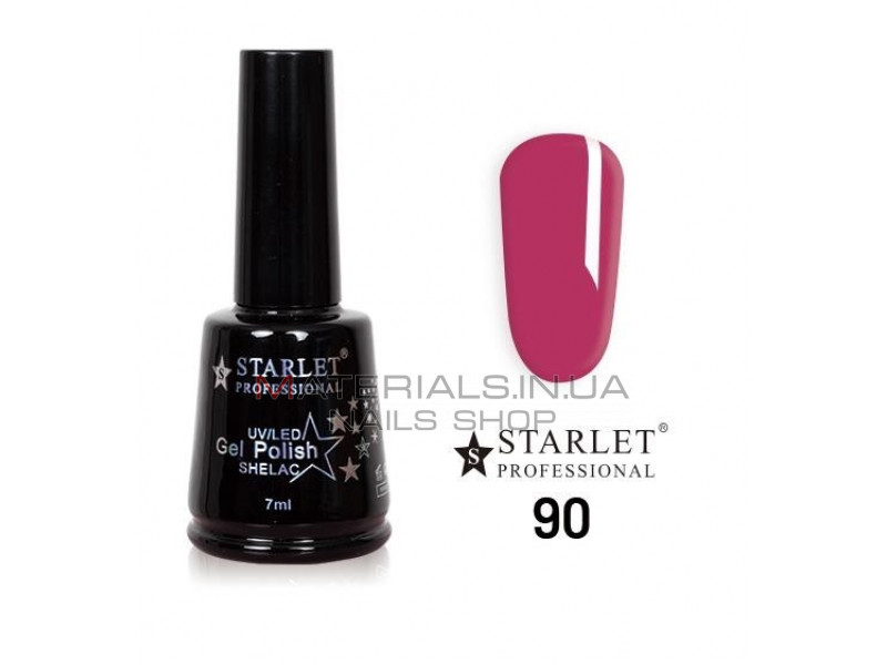 Гель-лак Starlet Professional №90 "Рожева леді"