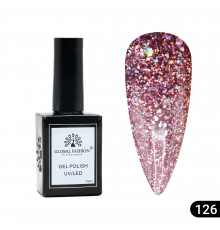 Гель лак Global Fashion, Gel polish 15 ml, 126