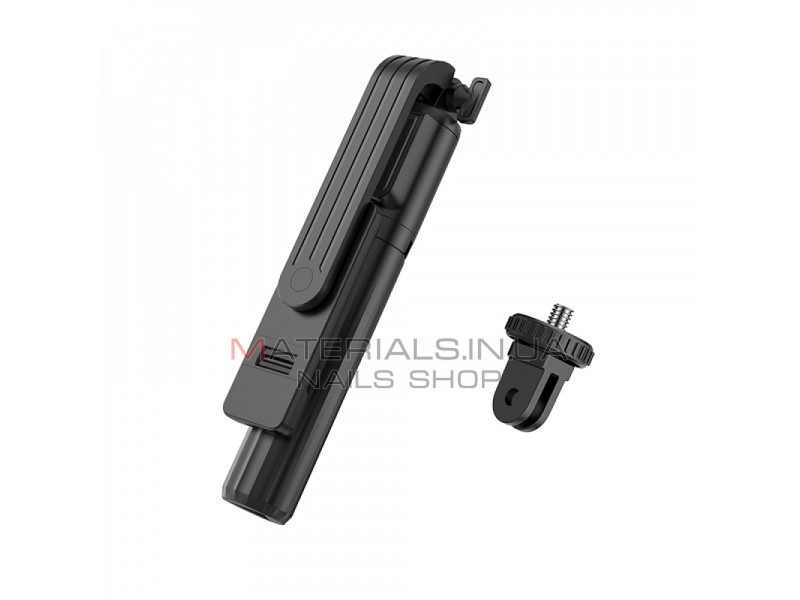 Live Broadcast Holder — Hoco K15 Treasure aluminum alloy fill light gimbal version live broadcast support — black