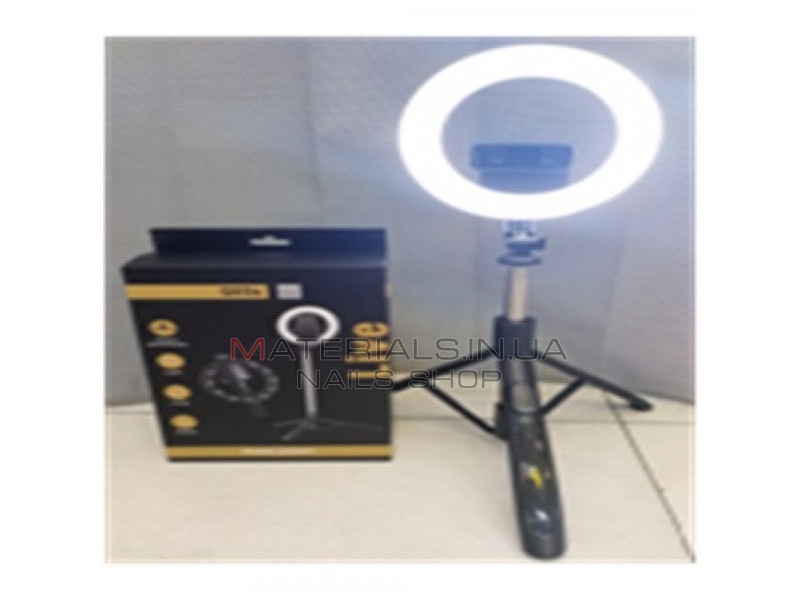 Лампа кольцевая комплект LED 20 cm 8" Q05S 80 pcs 3000K-6500K batter with tripod stand