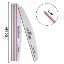 Упаковка пилок Designer 25шт, сіра, човник 240/240