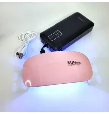 UV LED Лампа Sun mini, 6Вт работает от Power Bank