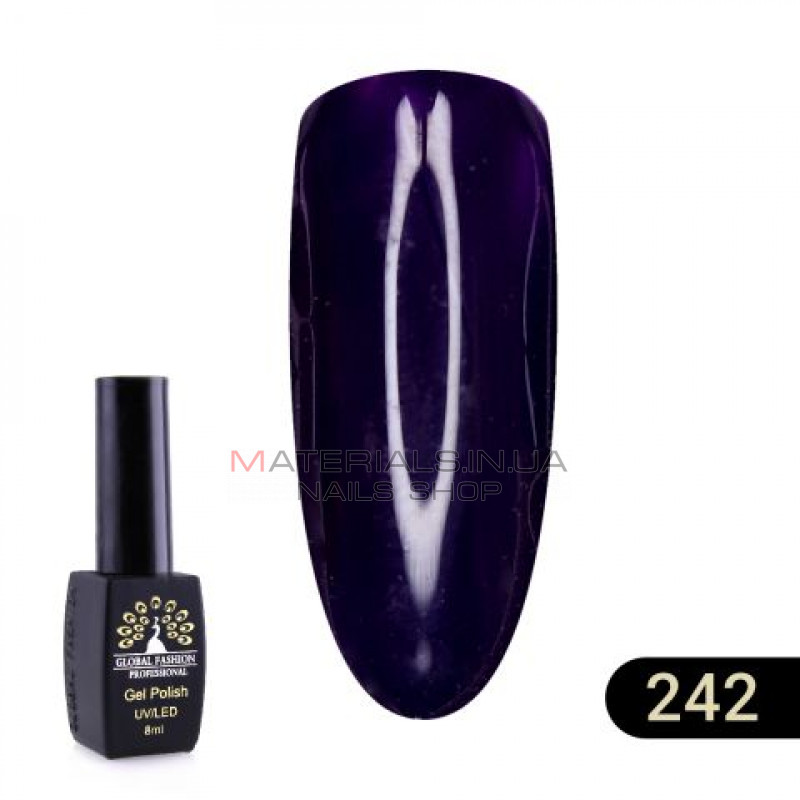 Гель лак BLACK ELITE 242, Global Fashion 8 мл Гель лак BLACK ELITE 242, Global Fashion 8 мл