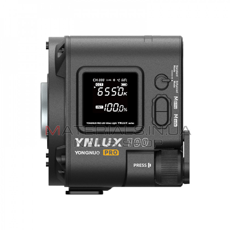 Студійний LED-прожектор YNLUX100 Pro, 120 Вт, колірна температура 2700-6500 K