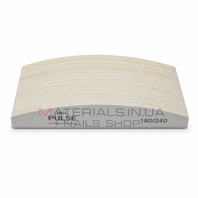 Упаковка пилок Nail Pulse 180/240 грит (25шт)