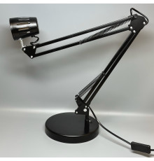 Настольная лампа 800X на подставке, без плафона, высота 80см, E27, черная