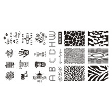 Диск для стемпінгу Designer металевий (12x6 см) №82