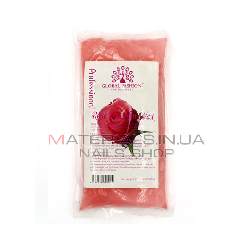 Парафін косметичний ароматизований Global Fashion 450г - Rose