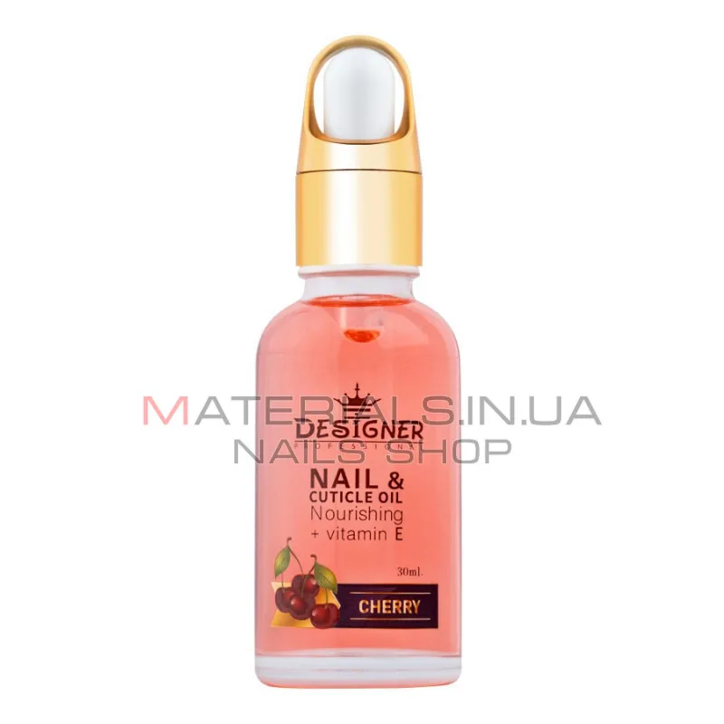 Масло для кутикулы 30 мл. (Вишня №4) - Nail&Cuticle oil от Дизайнер