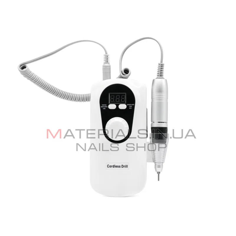 Аппарат для маникюра и педикюра CJ DM001 white, на аккумуляторе, 35000 об, 30W