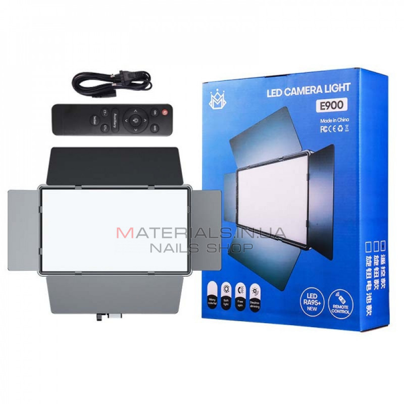Лампа видеосвет LED E900 30x17 cm 768 Lights 3000K-6500K Remote Лампа видеосвет LED E900 30x17 cm 768 Lights 3000K-6500K Remote