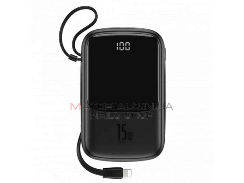 Power Bank 20000 mAh | 15W | Digital Display — Baseus (PPQD-G) — PPQD-G01 Black