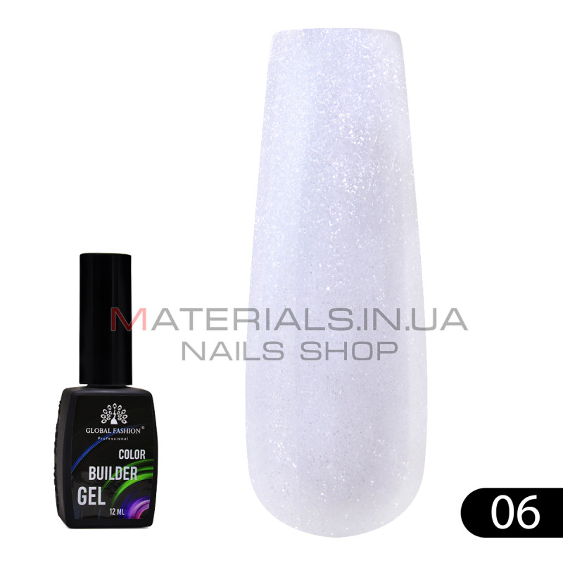 Кольоровий гель для нігтів Color Builder Gel 12 мл, 06