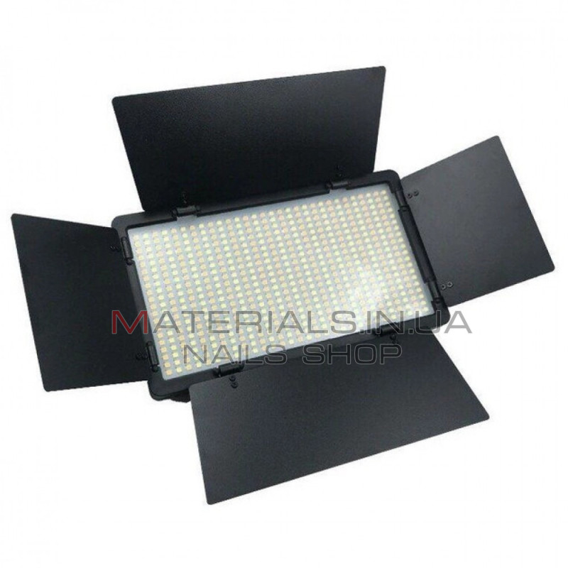 LED-відеосвітло U600E, RGB, 21 × 12 см, 480 світлодіодів, 3200 K-5500 K, пульт ДК