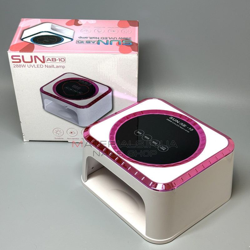 Бездротова лампа SUN AB-10 на 288 Вт для сушіння нігтів (з акумулятором, USB)