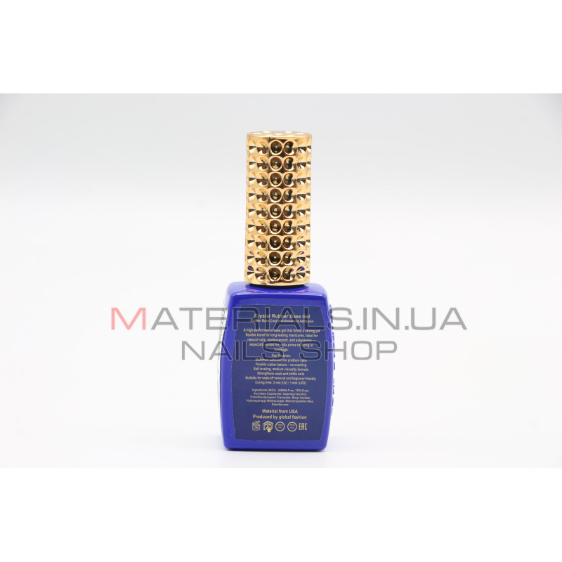 База для гель лаку Global Fashion, Crystal Rubber Base X-TRA Strong 12 мл