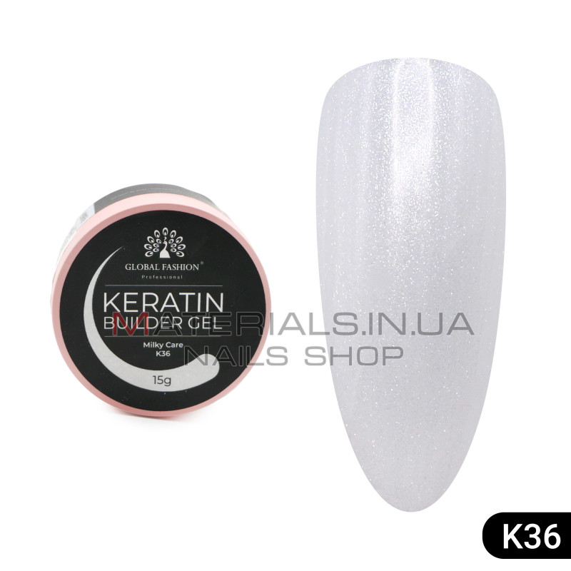 KERATIN BUILDER GEL, Global Fashion, 15 g, K36