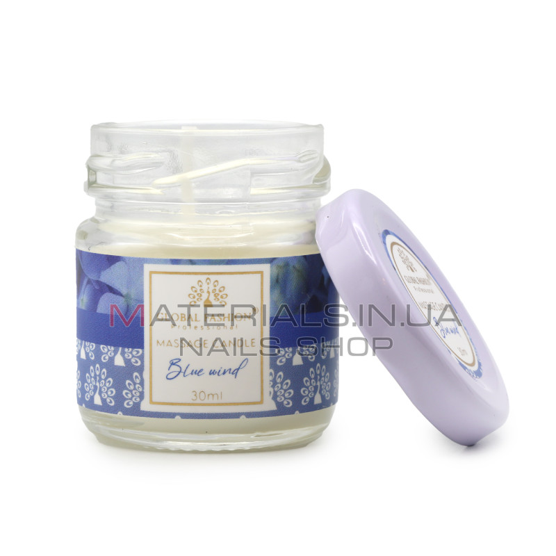 Масажна свічка Global Fashion, 30 ml, Blue wind