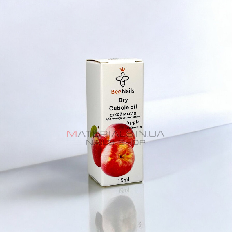 Сухе масло для кутикули BeeNails "Apple", 15 мл Сухе масло для кутикули BeeNails "Apple", 15 мл