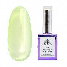 Гель для наращивания 6 in 1 crystal gel jelly colour, 15 мл, 6602