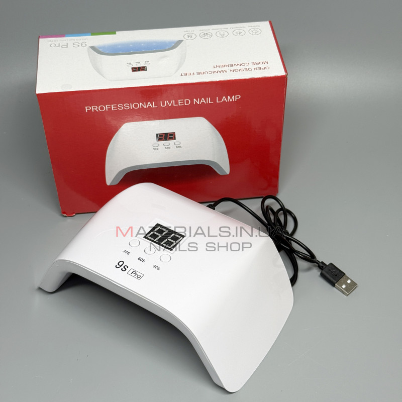 UV LED Лампа Sun 9S Pro, 120 Вт працює від Power Bank