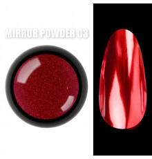 Mirror powder Дзеркальне втирання для дизайну нігтів №03