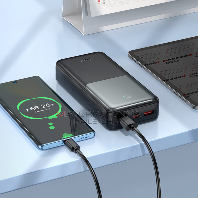 Power Bank 20000 mAh | 22.5W+PD20W — Hoco J136A — Black Power Bank 20000 mAh | 22.5W+PD20W — Hoco J136A — Black