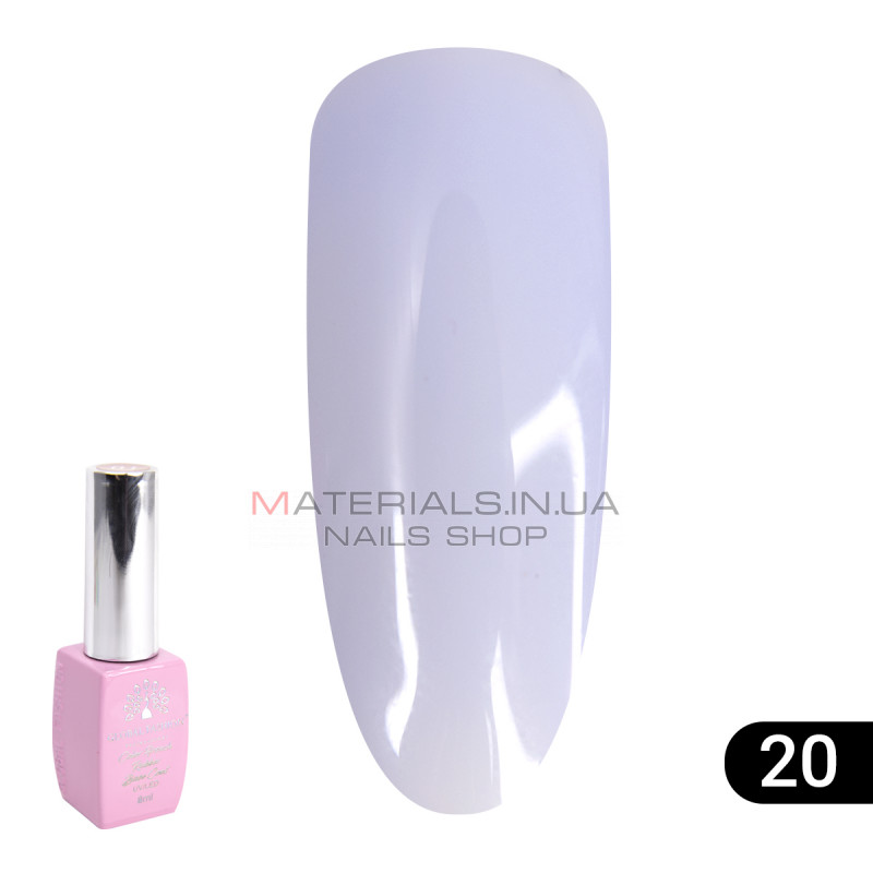 Кольорова френч база для гель лаку Global Fashion, Color French Base Coat 8 мл, 20 Кольорова френч база для гель лаку Global Fashion, Color French Base Coat 8 мл, 20