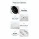 Портативный мини вентилятор WT-F87  — White