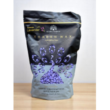 Гарячий пленочний віск Global Fashion Korean Wax, Лаванда, 1 кг