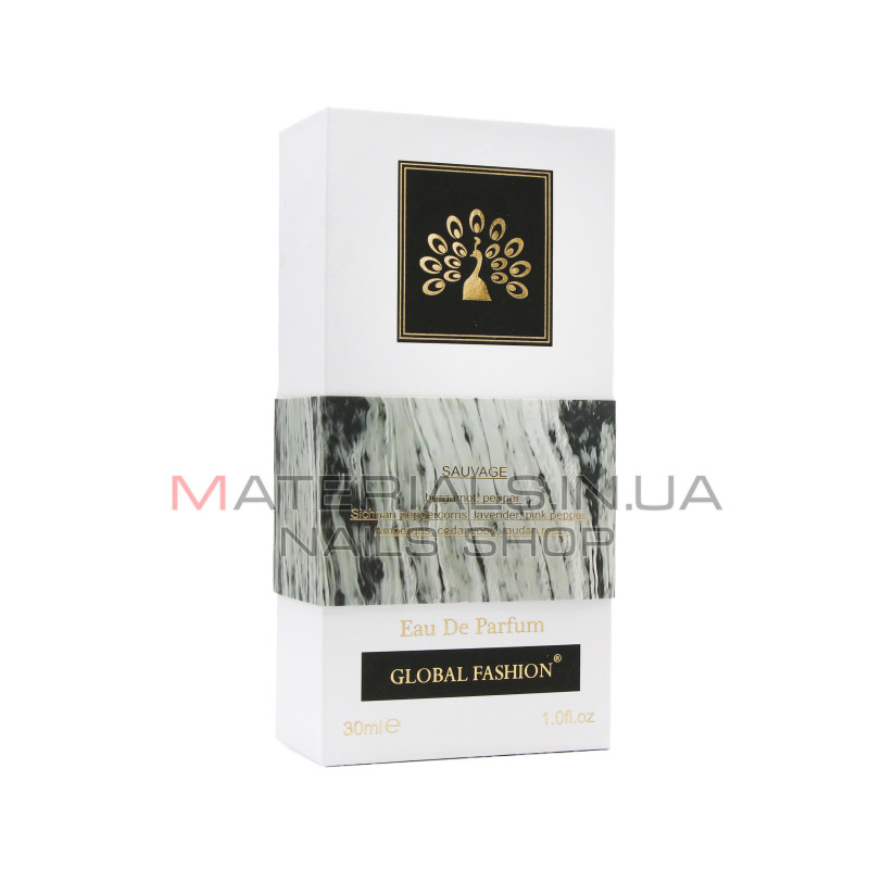 Туалетна вода Global Fashion, 30 ml, Eau de parfum for Homme, Sauvage
