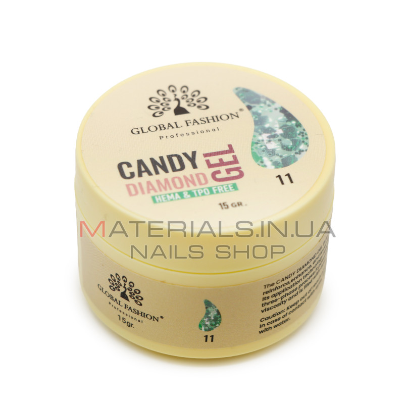 Гель для моделювання нігтів 15 г, Diamond Builder Gel 11