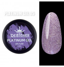 Platinum Gel Гель - платинум Designer Professional із шиммером, 5 мл. №05