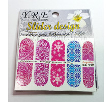 Слайдер-дизайн для нігтів YRE SL-110