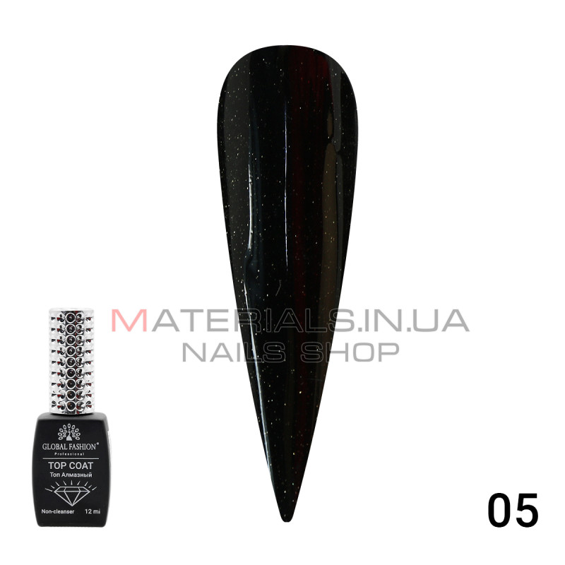 Топ с глиттером  Galaxy Top Coat 05, 12 мл
