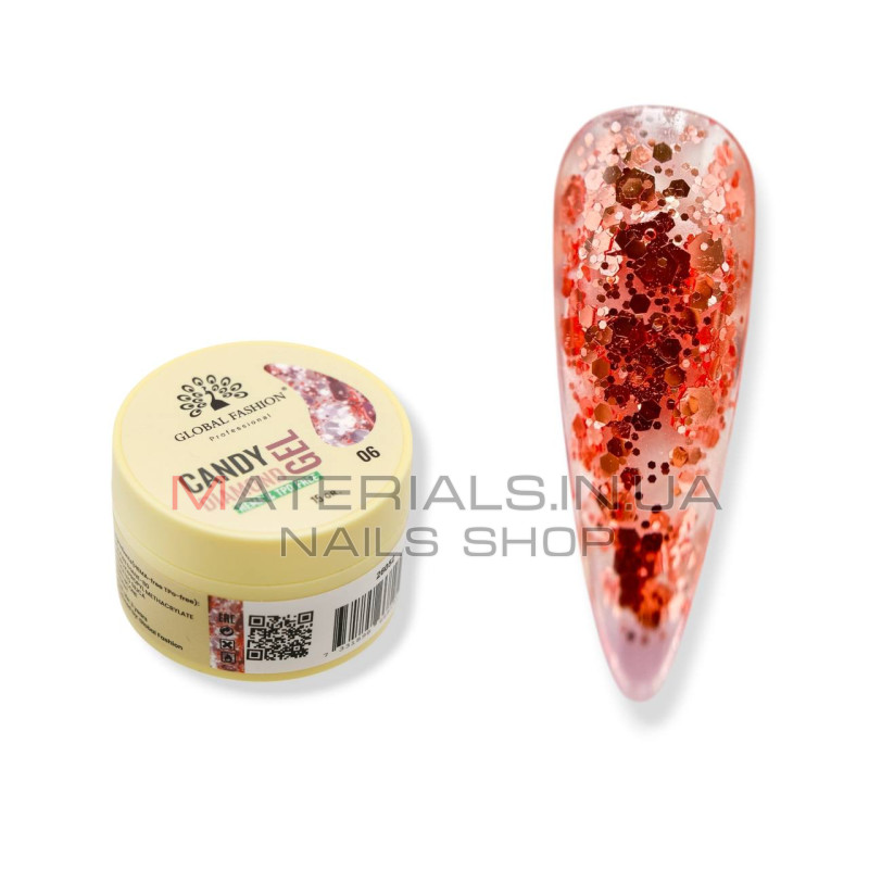 Гель для моделювання нігтів 15 г, Diamond Builder Gel 06