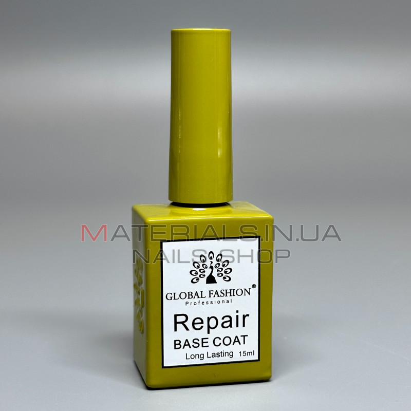 Каучуковая база для гель лака, Repair Base Coat Long Lasting, 15 мл., Global Fashion